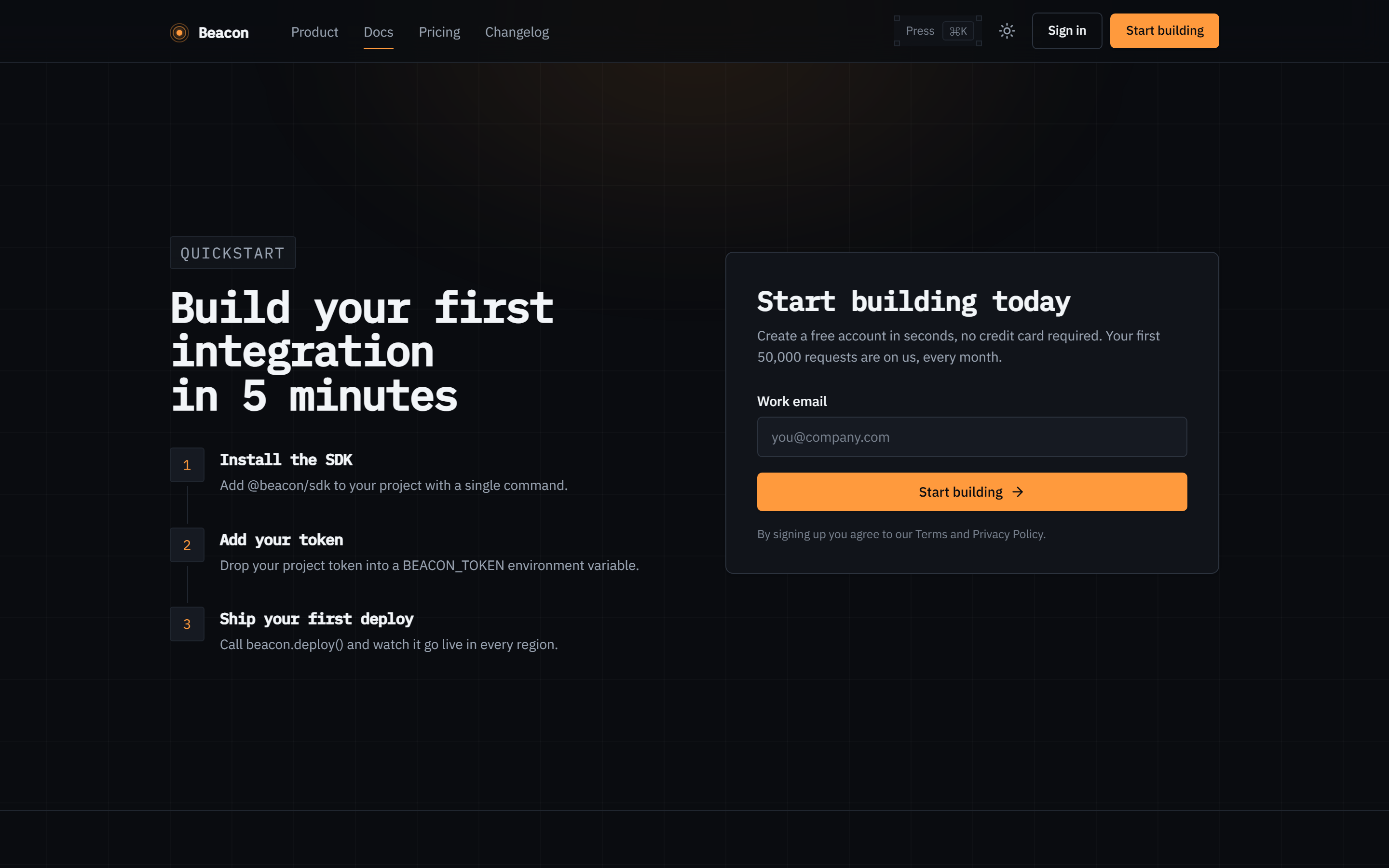 Beacon screenshot 6