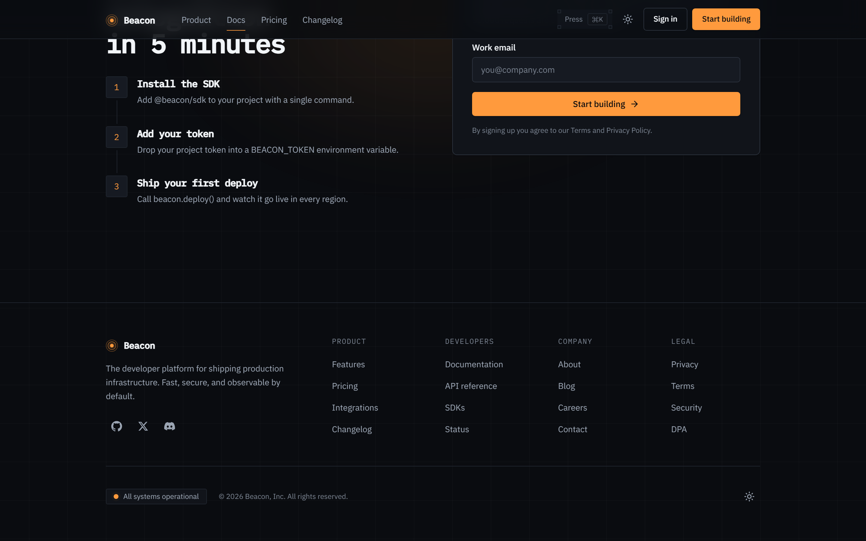Beacon screenshot 7
